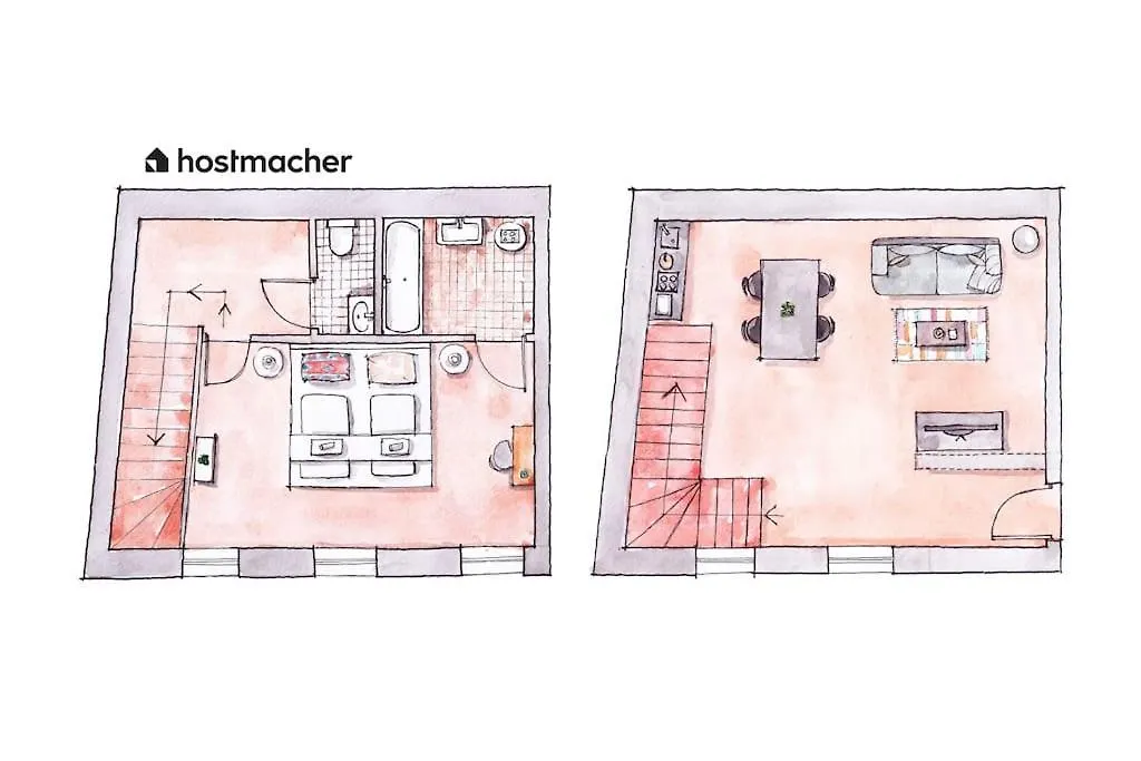 Neat 1Br Duplex By Metro And Center By Hm Apartment Vienna